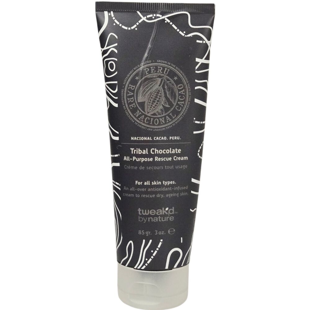 Tweak'd by Nature Tribal Chocolate All Purpose Rescue Cream 85 g / 3 oz SEALED